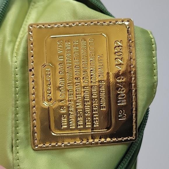 Coach silk wristlet purse - Picture 4 of 5